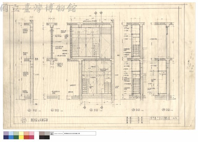 墻剖面及衣櫥詳圖藏品圖，第1張