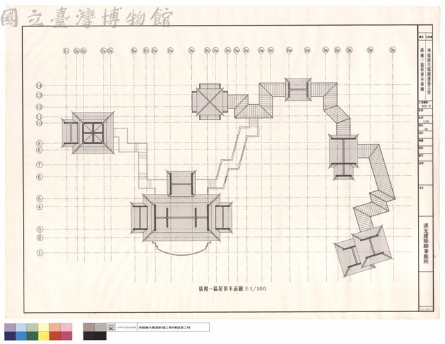 橋榭一區屋頂平面圖藏品圖，第1張