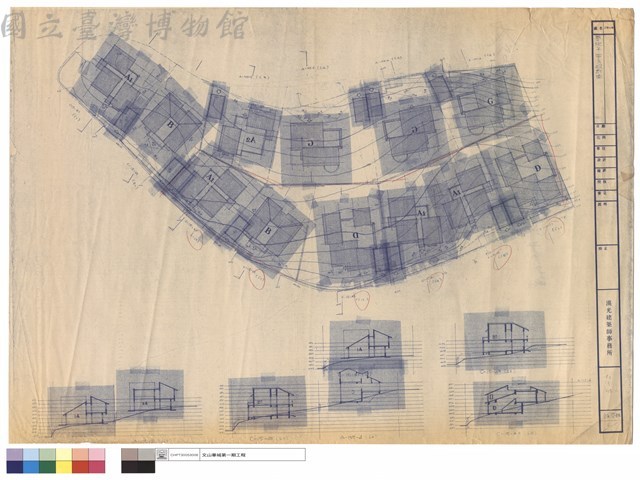 整地平面及縱斷面藏品圖，第1張