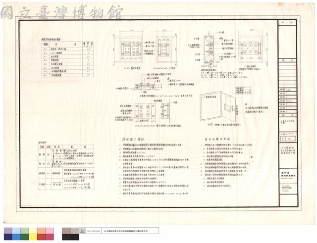 地線接地端子箱詳圖藏品圖，第1張