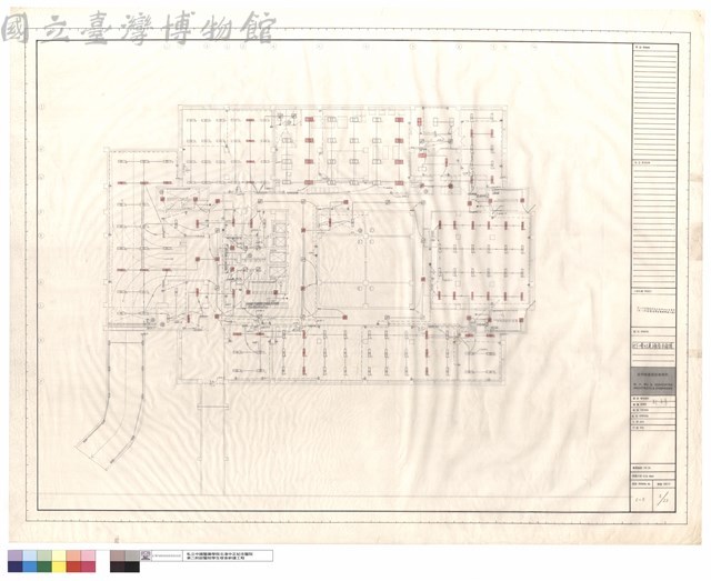 地下一層燈具,插座平面圖藏品圖，第1張