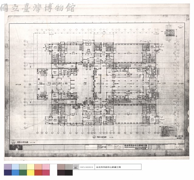壹層中央棟平面圖藏品圖，第1張
