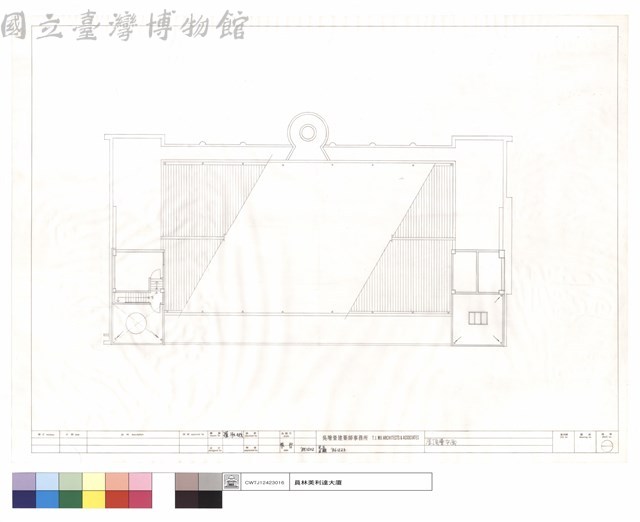 屋頂層平面藏品圖，第1張