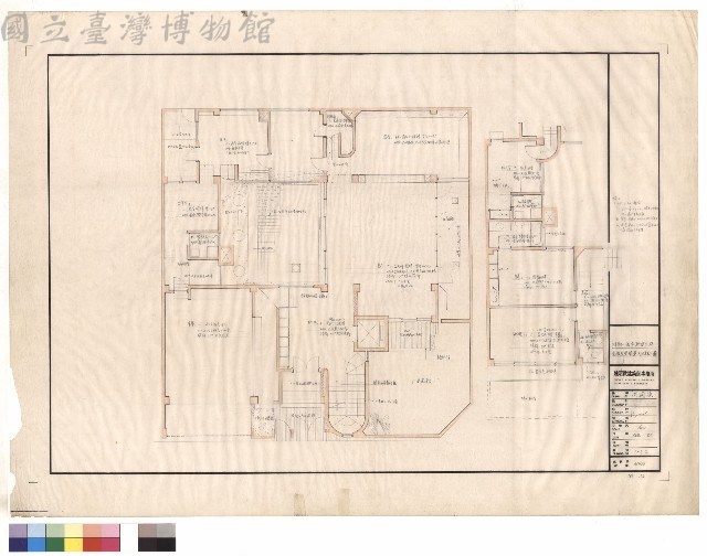 壹樓及夾層室內材料圖藏品圖，第1張