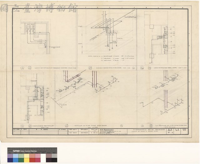 LAYOUT OF PIPING & DIAGRAM RISER藏品圖，第1張