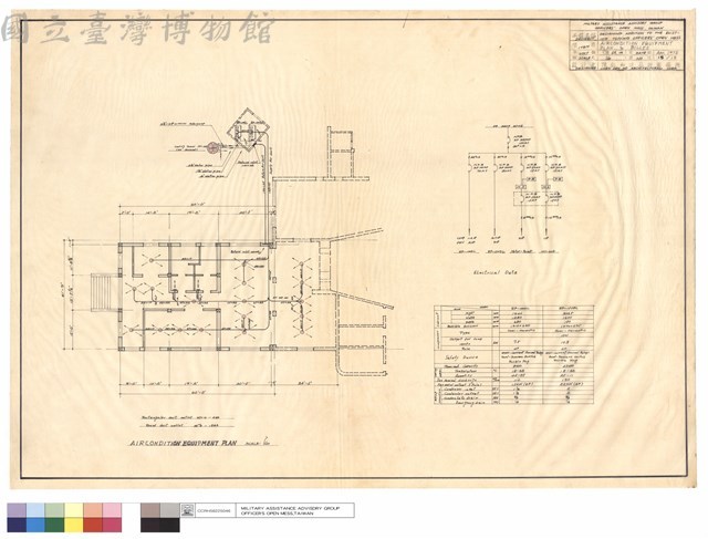 AIR CONDITION EQUIPMENT PLAN & BILLES藏品圖，第1張