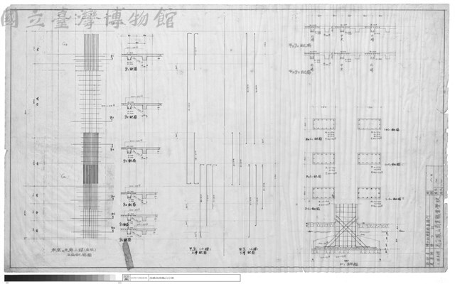 教室及走廊小樑(床版)平面配筋圖藏品圖，第1張