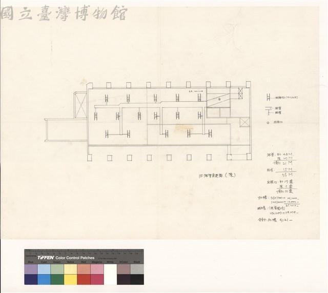 1F風管變更圖(原)藏品圖，第1張