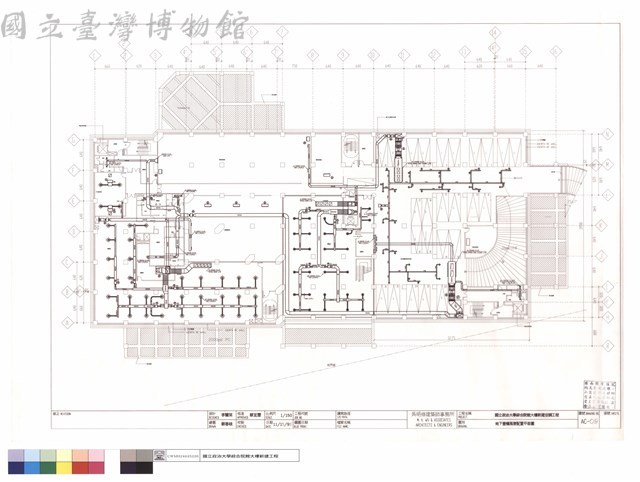 地下壹樓風管配置平面圖藏品圖，第1張