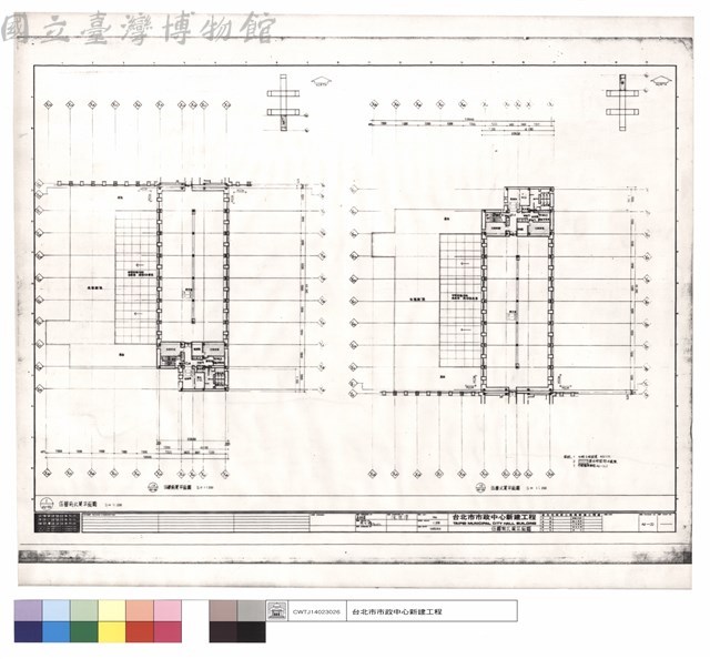 伍層南北翼平面圖藏品圖，第1張