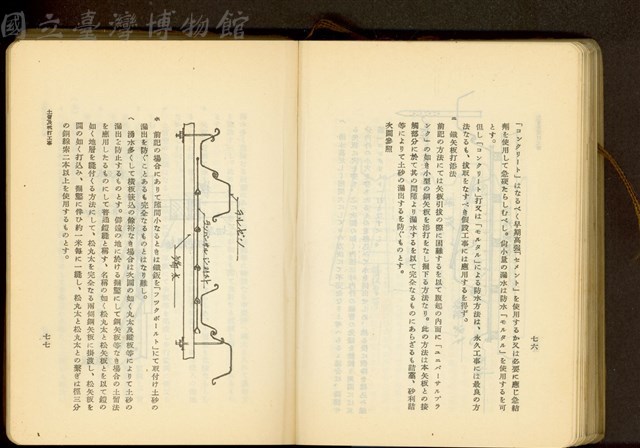 第十九章土留及杭打工事(P76-77)藏品圖，第1張