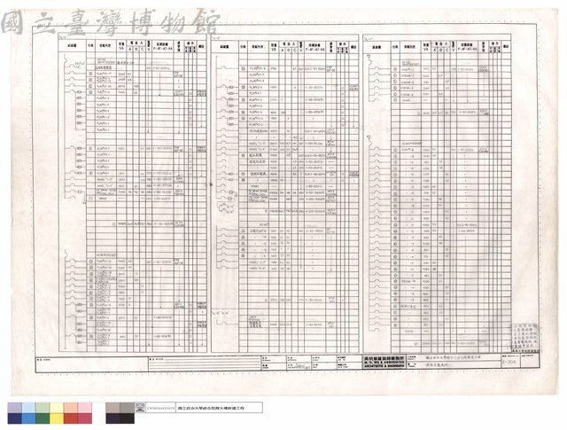 照明負載表(四)藏品圖，第1張