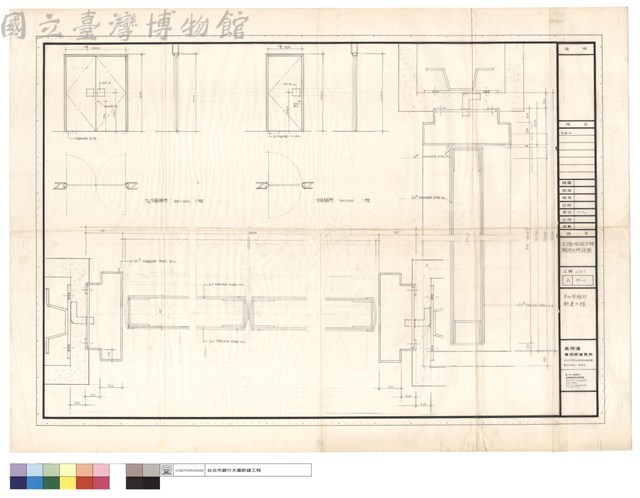 十三樓增設不鏽鋼防火門詳圖藏品圖，第1張