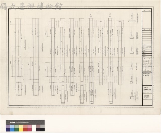 粱配筋圖 G31, G32, G'31, G'32, B3~B7, CG2~CG5, B10, B'7 <行政區>藏品圖，第1張