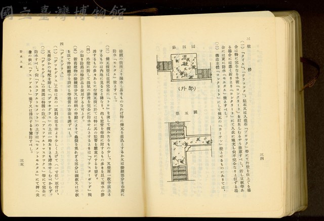 第二十六章防水工事(P34-35)藏品圖，第1張