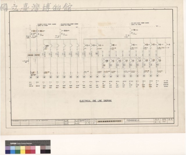 (ELECTRICAL ONE LINE DIAGRAM)藏品圖，第1張