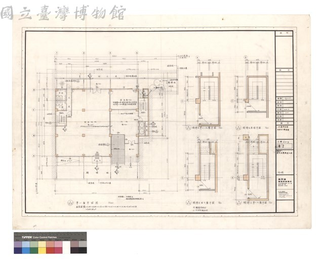 一層平面圖 樓梯間A平面圖藏品圖，第1張