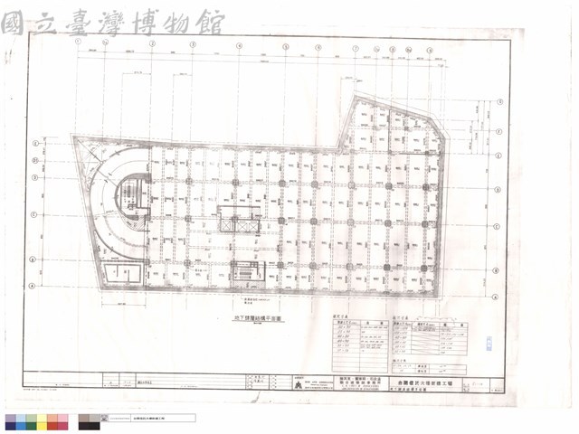 地下肆層結構平面圖藏品圖，第1張