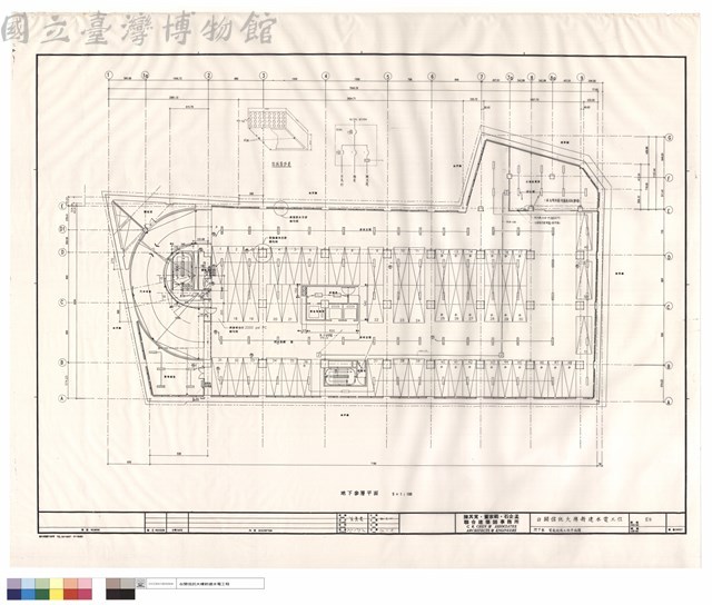 地下參層電氣設備工程平面圖藏品圖，第1張