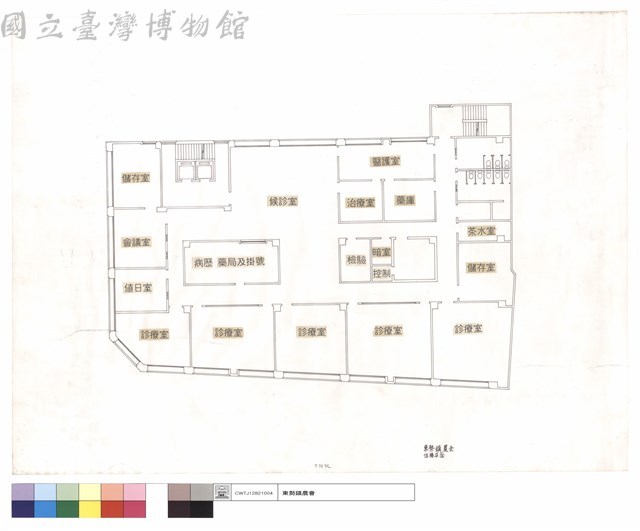 伍樓平面藏品圖，第1張