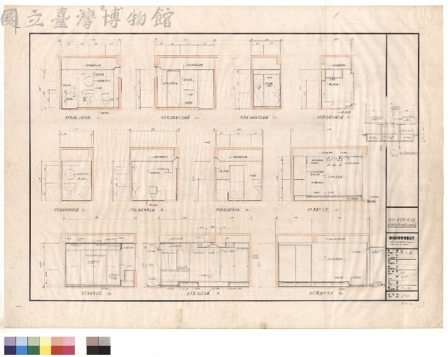 貳樓男孩室及日式室浴廁立面藏品圖，第1張