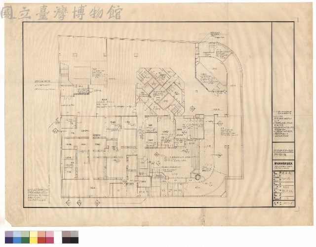 材料標示平面藏品圖，第1張