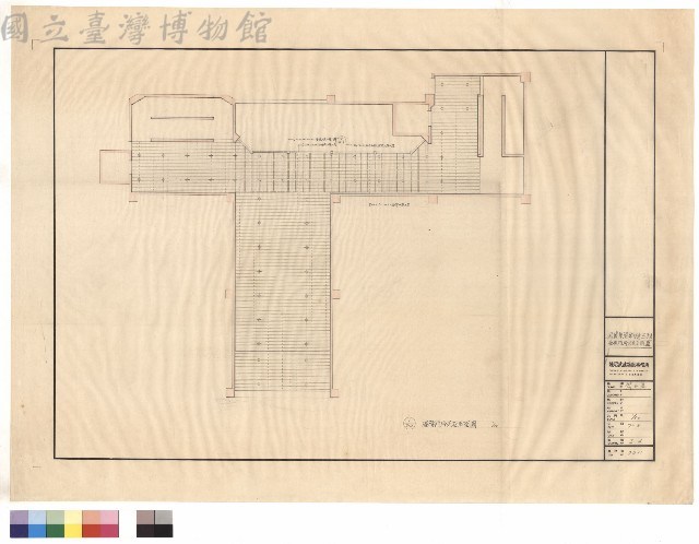 壹層門廳天花平面圖藏品圖，第1張
