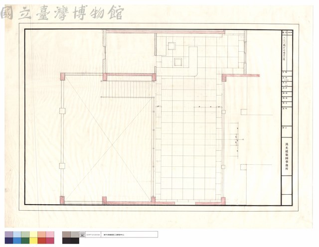 入口門廳地坪舖面大樣藏品圖，第1張