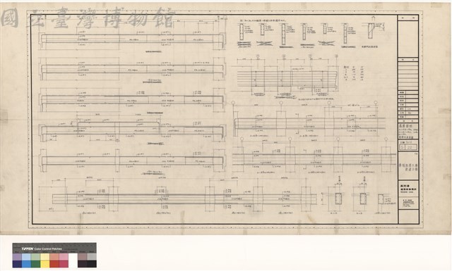 高層部份 R~1G8~G9,3G8a,R~1B1~B4,1WB1,R~1B6,電梯托座詳圖藏品圖，第1張