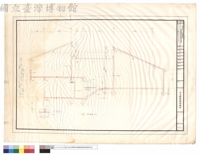 剖面圖(構架配筋詳圖)藏品圖，第1張