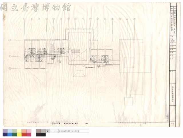 A棟二層給水配管設備平面圖藏品圖，第1張