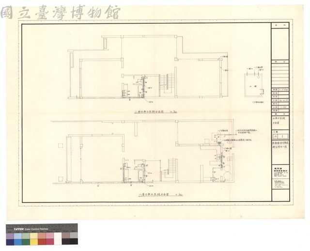 冷熱水系統平面圖藏品圖，第1張