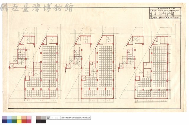六,七樓樑版平面圖藏品圖，第1張