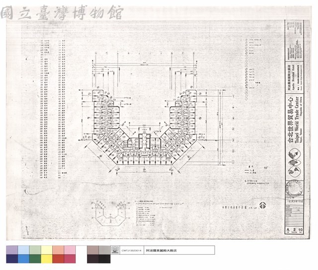 柒層至貳拾層平面圖藏品圖，第1張