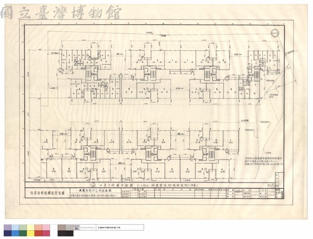 甲區弍層至拾肆層平面圖(依技術規劃設計)藏品圖，第1張