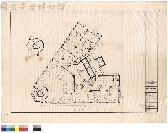 拾肆層平面圖藏品圖，第1張