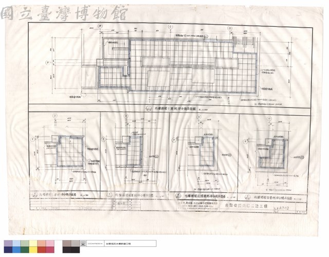 丙樓梯間二~七層地坪分割平面圖藏品圖，第1張