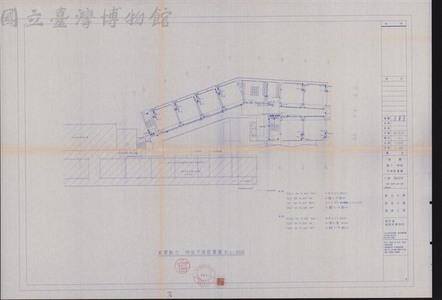 貳層插座、動力平面配置圖藏品圖，第1張