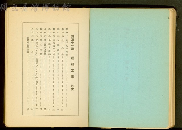 屋根工事目次藏品圖，第1張