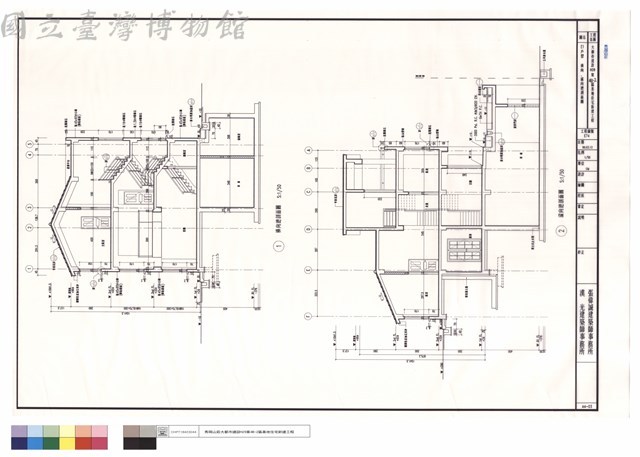 E1戶型橫向、縱向總剖面圖藏品圖，第1張