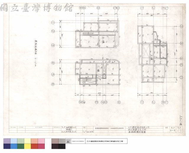 ABC棟屋頂結構平面圖藏品圖，第1張
