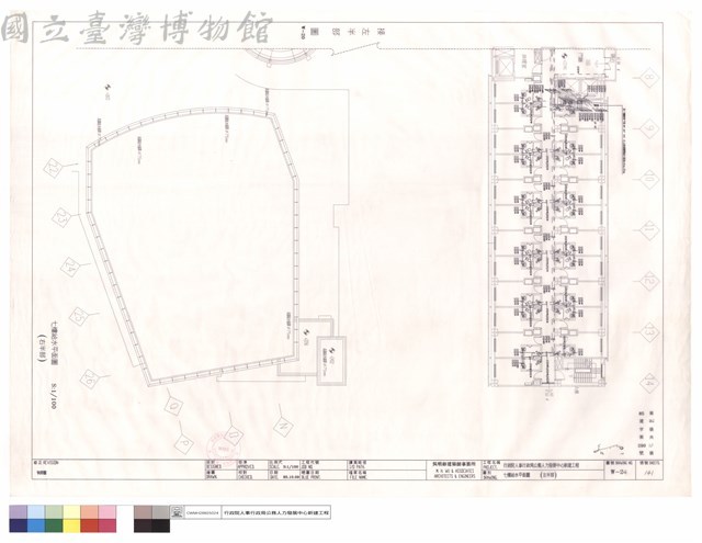 七樓給水平面圖(右半部)藏品圖，第1張