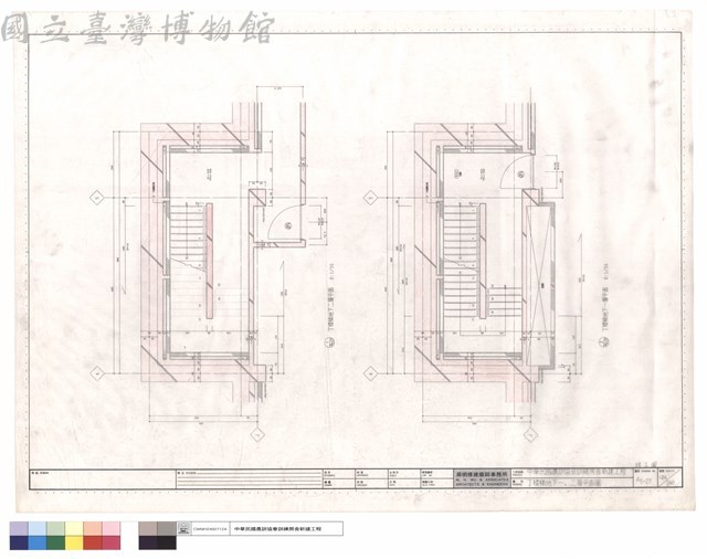 丁樓梯地下一,二層平面圖藏品圖，第1張