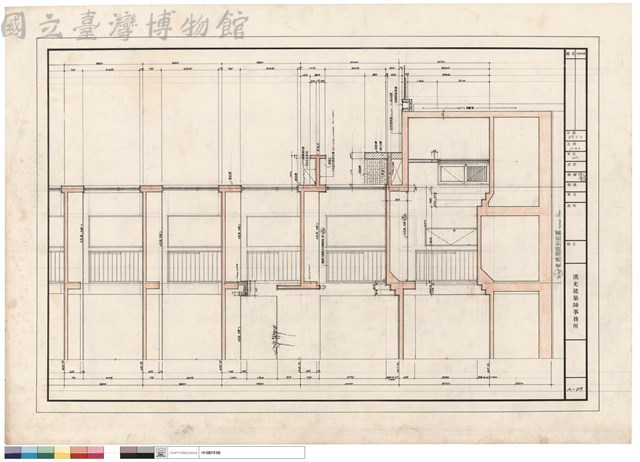 電梯間縱剖面圖藏品圖，第1張