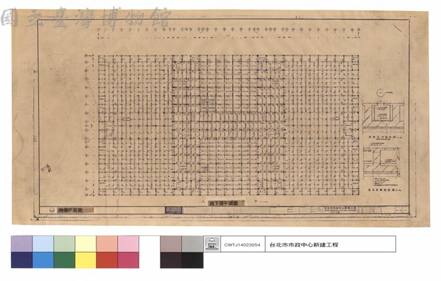 地梁平面圖藏品圖，第1張