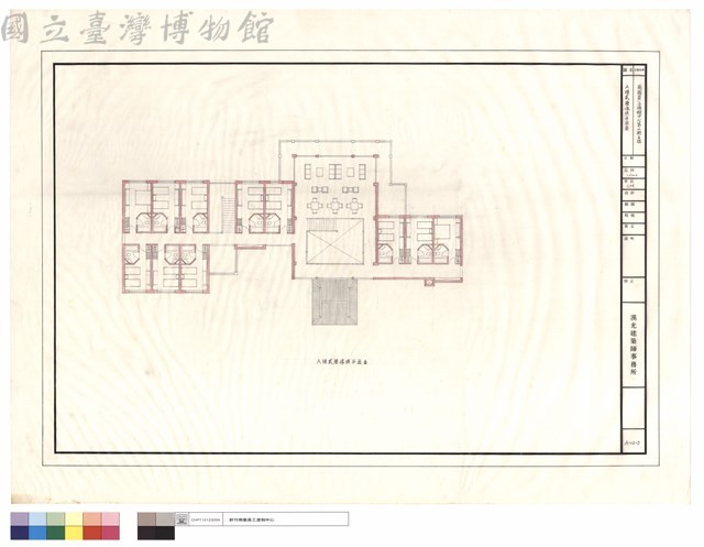 A棟貳層傢俱平面圖藏品圖，第1張