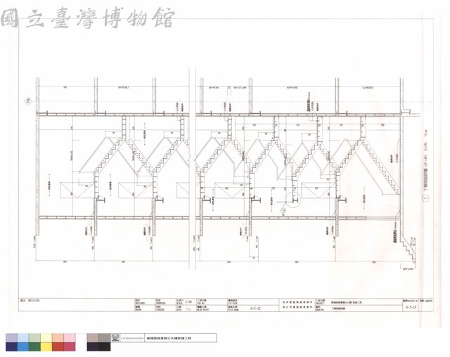 丁樓梯剖面詳圖藏品圖，第1張