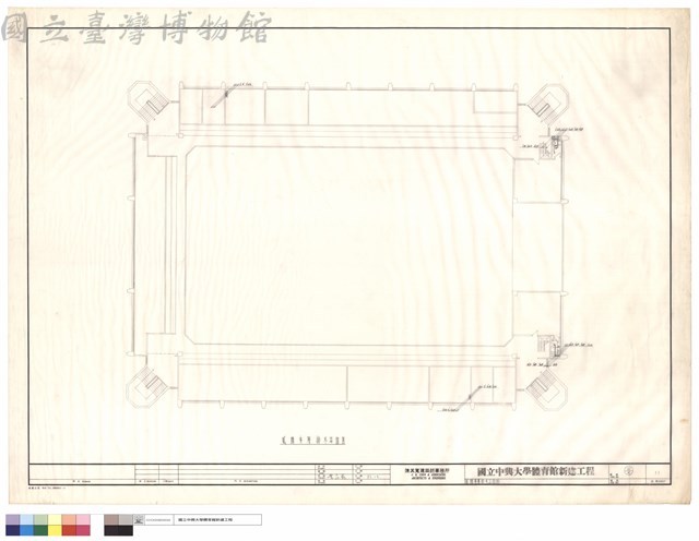 貮樓夾層排水平面圖藏品圖，第1張