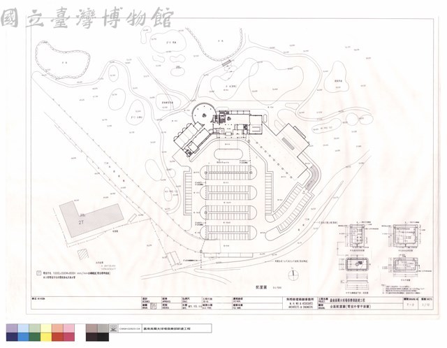 全區配置圖(電信外管平面圖)藏品圖，第1張