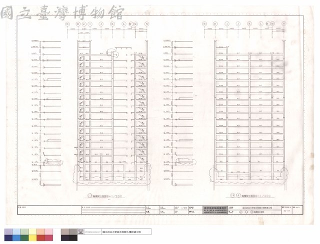 14',13,14軸構架立面圖藏品圖，第1張